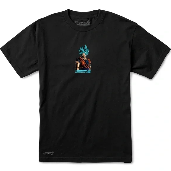 Primitive x Dragon Ball Z Shadow Goku T-Shirt Black MEDIUM - Picture 3 of 7